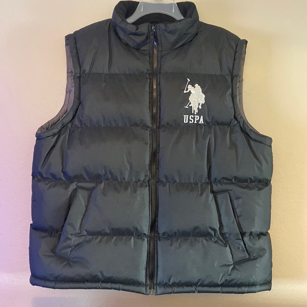 U.S POLO ASSN. BLACK VEST